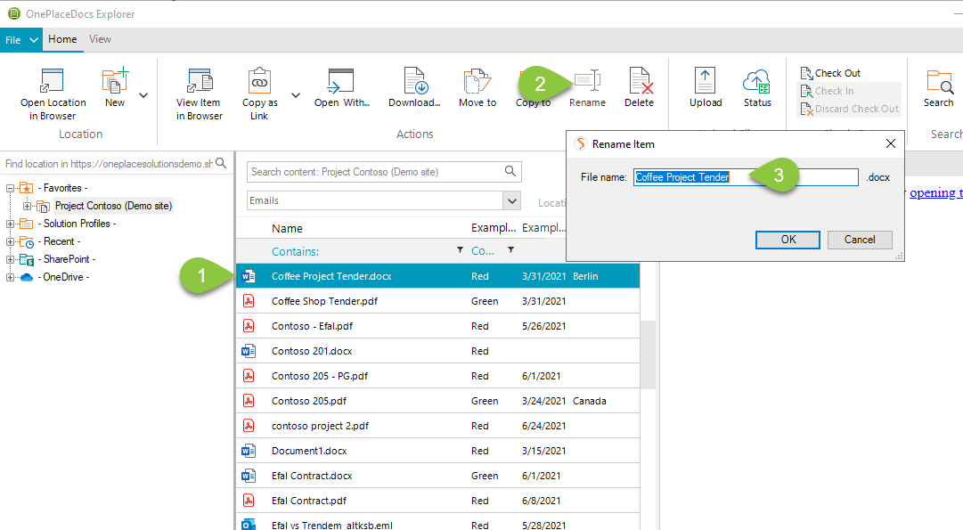 Rename and replace files
